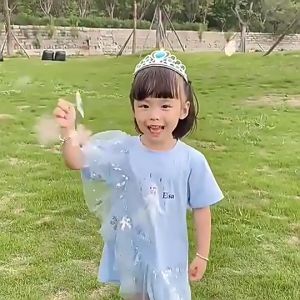 ชุดเดรส ผ้ายึดคอกลม ชุดกระโปรงเด็ก ลายการ์ตูนเอลซ่า สำหรับเด็กผู้หญิง พร้อมส่งจากไทย