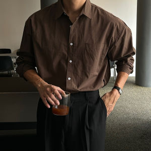 Ssumenam | Intelligent Commute Loose Black Shirt For Summer