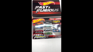 HW HotWheels Fast and Furious Full Force Metal Alloy Diecast Cars 10 Pieces Gift Box