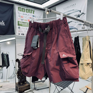 Outdoor Casual Plaid Workwear Function Short Pants Men Women Universal Anti Scratch Wear Resistant Water Repellent Nylon Spandex