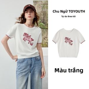 Toyouth | Áo Blouse Knit Mới Mùa Hè Ice Silk