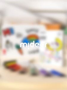 MALOTOYS - Mideer Little Artist Whiteboard Marker 8 Spidol Papan Tulis White Board Warna Warni Colors Spidol Nontoxic Mainan Prakarya Malo Toys