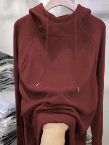 Hooded Large Size Warm Fleece Long Sleeve Hoodie