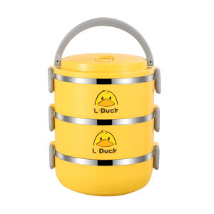 ปิ่นโตใส่อาหาร ปิ่นโตพกพา กล่องข้าวเก็บอุณหภูมิ กล่องข้าว Lunch box กล่องอาหารกลางวัน ปิ่นโตสเตนเลส กล่องอาหาร ปิ่นโตเก็บอุณหภูมิ 1/2/3/4 ชั้น