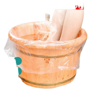 Thickened Plastic Foot Bath Bag Disposable Foot Soaking Tub Cover Bag Home Foot Massage Special Wash Basin Bucket Film Foot Soak Bag