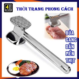 Búa Gang Đâm Thịt Đập Đá 2 Đầu Tiện Lợi - Dụng Cụ Xăm Dằm Làm Mềm Thịt Bò Thịt Lợn Đa Năng - Búa Đập Thịt Giã Gừng Tỏi Bằng Nhôm Đúc Chống Gỉ