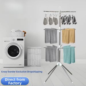xianxunxue | Rotatable Foldable Three-layer Baby Clothes Hanger