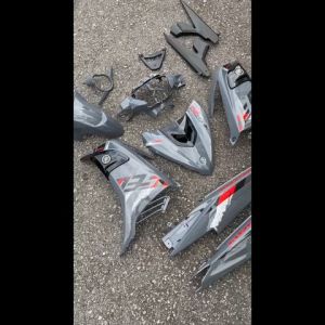 COVERSET BODYSET YAMAHA LC LC135 V6 V7 DR EXCITER NARDO GREY STRIPE TANAM CODE 025 DOCTOR EDITION OEM