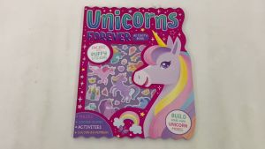 Unicorns Forever Activity Book With Puffy Stickers Mazes Activities & Press Outs Model