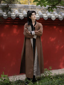 Suzhou Embroidered Silk Robe Oaknut Tang Dynasty round Neck Commuter Style Womens Hanfu Traditional Chinese Clothing