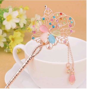 Amefurashi Hairpin Retro Vintage Bridal Wedding Gift Hairpin Wanita Cantik Pin Rambut A3