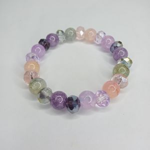 Gelang Manik Mutiara Pecah Mix Crystal Ceko Premium