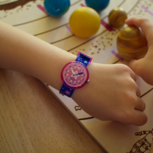 Flik Flak To The Stars (FPNP190) Blue RECYCLED PET Kids Watch