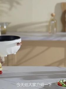 Electric Frying Dishes Wok Multi-Functional Household Cooking and Frying Integrated Electric Frying Pan Dormitory Small Electric Caldron Electric Chafing Dish