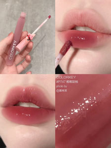 Colorkey Velvet Air Lip Glaze Ice Cream Limited Edition Mirror Finish Lipstick Water Fog Sweet Dessert Little Black Mirror