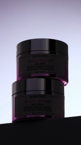 SKINTIFIC Glow Bright Lazy CC Cream Hydrating Primer Lightweight Cushion Foundation Makeup Day Tinted up