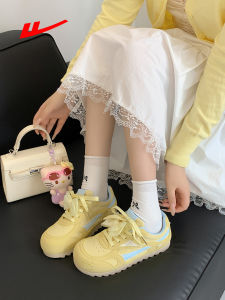 Warrior | Womens Breathable Versatile Canvas Dequn Shoes Fall 2025 New Style Puff Ball Dopaamine Casual Cross Buckle Round Toe PVC Sole