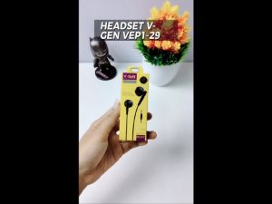 VGEN VEP1 - 29 Headset Earphone Handsfree Wired Stereo Original