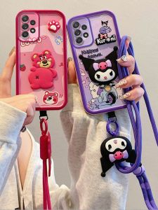 Creative Cartoon Couple Silicone Phone Case for Samsung A22 A23 A24 A25 M32 F22 M22 Anti-Fall Protection Soft Shell