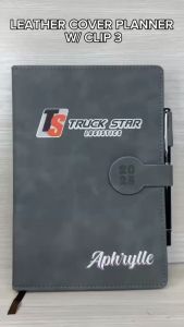 Transfer it Customized/ Personalized A5 Journal Notes Hard Bound / Leather Cover Rubber Notebook