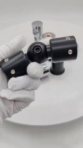 Kẹp Ống Bằng Thép Không Gỉ Kết Nối Khớp Nối Đa Năng 19/25mm Đầu Thanh Kẹp Kính Cố Định Cho Các Bộ Phận Phòng Tắm