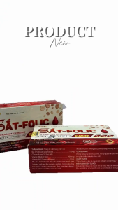Sắt Folic hộp 30 viên bổ sung vi chất cho cơ thể