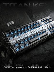 TITANNATION | Nút Bấm Phím Cơ Đồ Họa Sợi Carbon E-sports 19 Nút