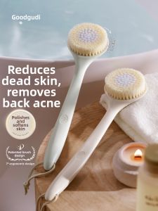 Goodgudi | Exfoliating Soft Long Handle Bath Brush for Women