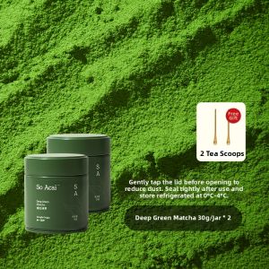 SO ACAI | Dark Green Tea Powder Special for Latte Tea Ceremony