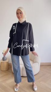 Cordya Shirt Mayoutfit | Kemeja Poplin Wanita Variasi Kancing Depan