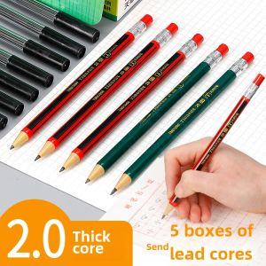 Tian Zhuo 2.0mm Automatic Pencil Elementary School Student 2B Thick Core Easy to Click Children Pencil Non Toxic Break Resistant