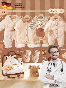 Winter Warm Cotton Baby Clothing Set