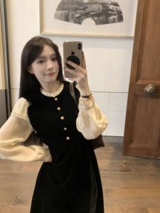 Spring & Fall Classic Style Dress Womens Small 2024 Fancy French Suit End Patchwork Light Luxury Minority Skirt