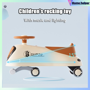Twist Car Ride-On Twist Car for Kids Children Toddler Preschool Boy Girls Kids Ride On Wiggle Twisting Car with Music