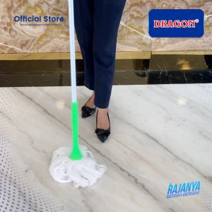 DRAGON Mop Pel Peras Putar Alat Pel Lantai 110 cm Pembersih Lantai Cleaning Mop Serbaguna MP279