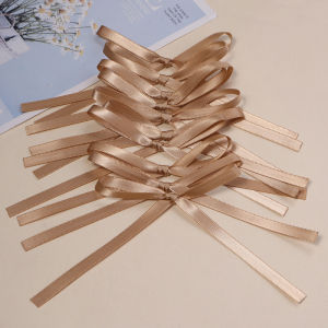 10Pcs/lot Bow Cake Topper Birthday Bowknot Ribbons Coquette Bow Party Bridal Cake Dessert Wedding Gifts Packaging Decoration