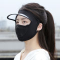 Womens UV Protection Foldable Black Glue Fishing Cap Face Covering Beach Big Brim Sunshade Hat Casual Style All Season Use. 