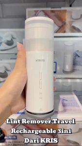 Kris Lint Remover Travel Rechargeable 3in1 Setrika Mini Portable Penghilang Pembersih Bulu Pakaian