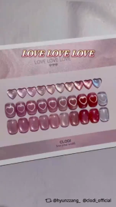 [Vainpot-SG] Clodi Love Love Love Collection Gel Full Set / 10 Magnetic Cateye TPO/ HEMA-free Korean Soak Off Gel Polish