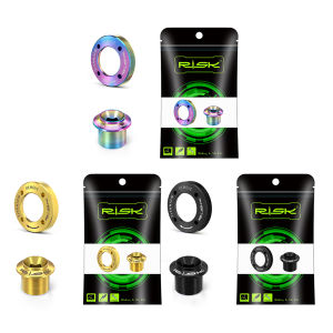 Titanium Alloy Crank Bolt Locking Screw W/ Crank DUB Cap Fixing Crank Screw Bike Cranket Fixing Bolt Cycling Accessory