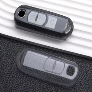 Tpu Car Key Case for Mazda 3 CX5 2 CX-5 CX3 5 6 BL BM GJ CX-3 CX7 CX-9 CX8 Atenza Axela Demio Key Holder Car Accessories