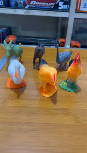 ( TERUS JAYA TOYS ) Mainan Binatang Hewan Ternak Kambing Ayam Kuda Bebek