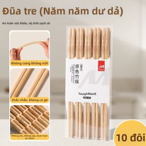TAFUMAN | Đũa Trúc Chống Trượt Chống Nóng An Toàn Thực Phẩm