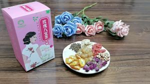 THIRD CUP 玫瑰八宝茶 养生花茶 女神茶 气血双补 调理经期 (15克 x 10 袋) Rose Eight Treasure Flower Tea Teh Bunga Herbal Tea Beauty Tea Bag (15g x 10 packs)