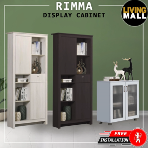 Living Mall Rimma Series Display Shelves Book Cabinet in 10 Models