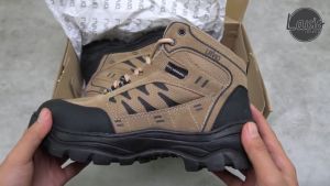 Sepatu Safety Pria Size 44-46 Ujung Besi Lavio Axel Kerja Proyek Lapangan Karet Shoes