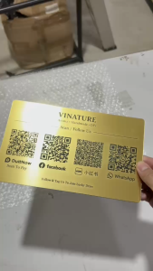 Custom QR Code Acrylic Display Stand For Scan Payment E-Wallet DuitNow And Social Media