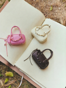 Toasted Mahjong Boston Bag Leather