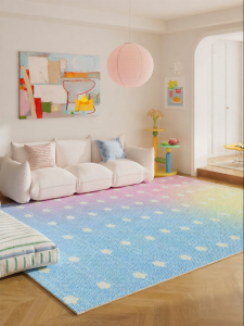 YUNHAOBUYI | Dopamine Colors Fresh Design Easy-Care Carpet