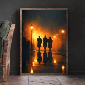 NARUTO | Peaky Blinders Phim In Chất Lượng Cao Chống Nước Nghệ Thuật Treo Tường Miếng Dán Phong Cách Hiện Đại Poster Cho Thanh Trang Trí Phòng Khách